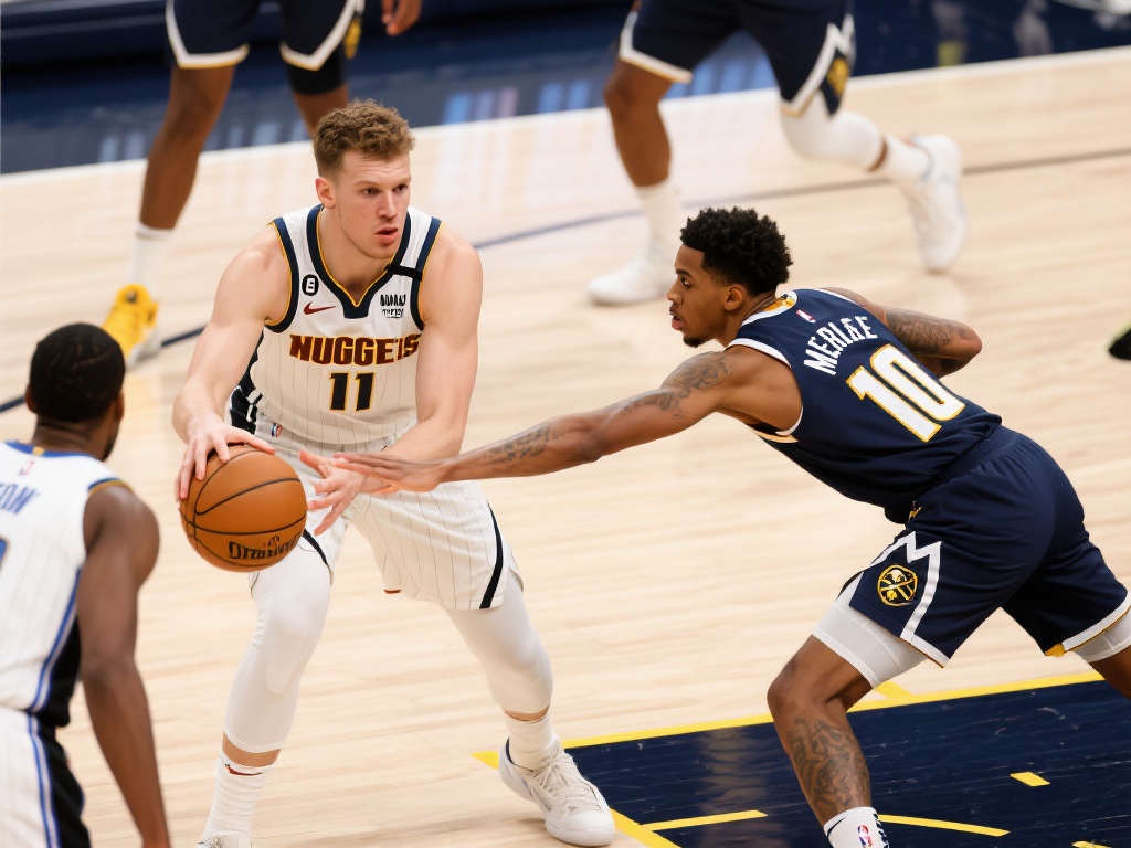 布劳恩精彩抢断 哈登失误助攻默里空位三分命中