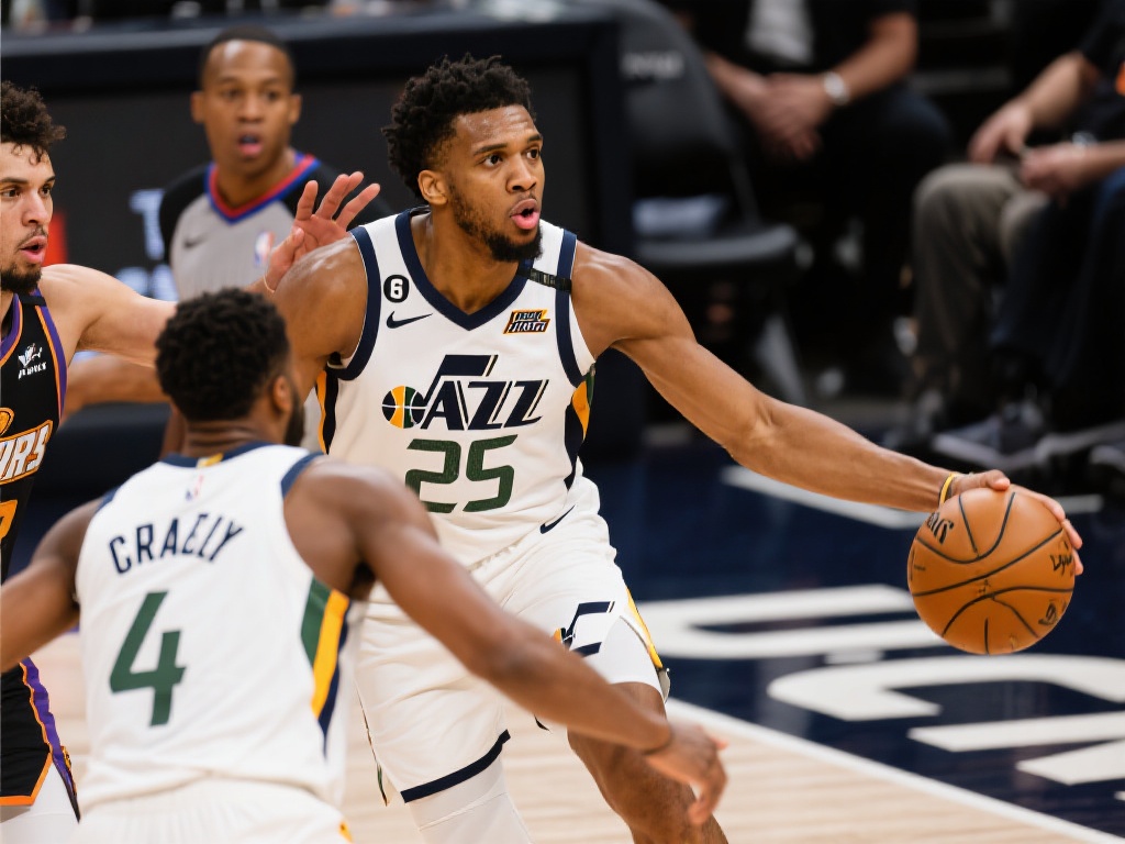 爵士创队史新低:首次单季惨吞60败苦果 新加入的球员虽拥有潜力,但缺乏与团队的长